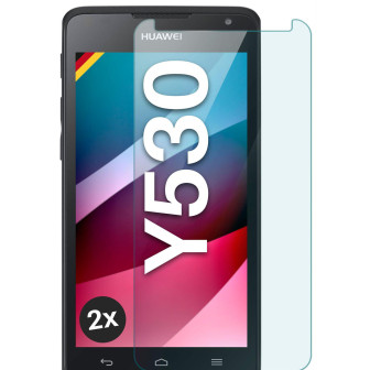 moex ShockProtect Huawei Ascend Y530 Panzerglas Klar – 2er Set