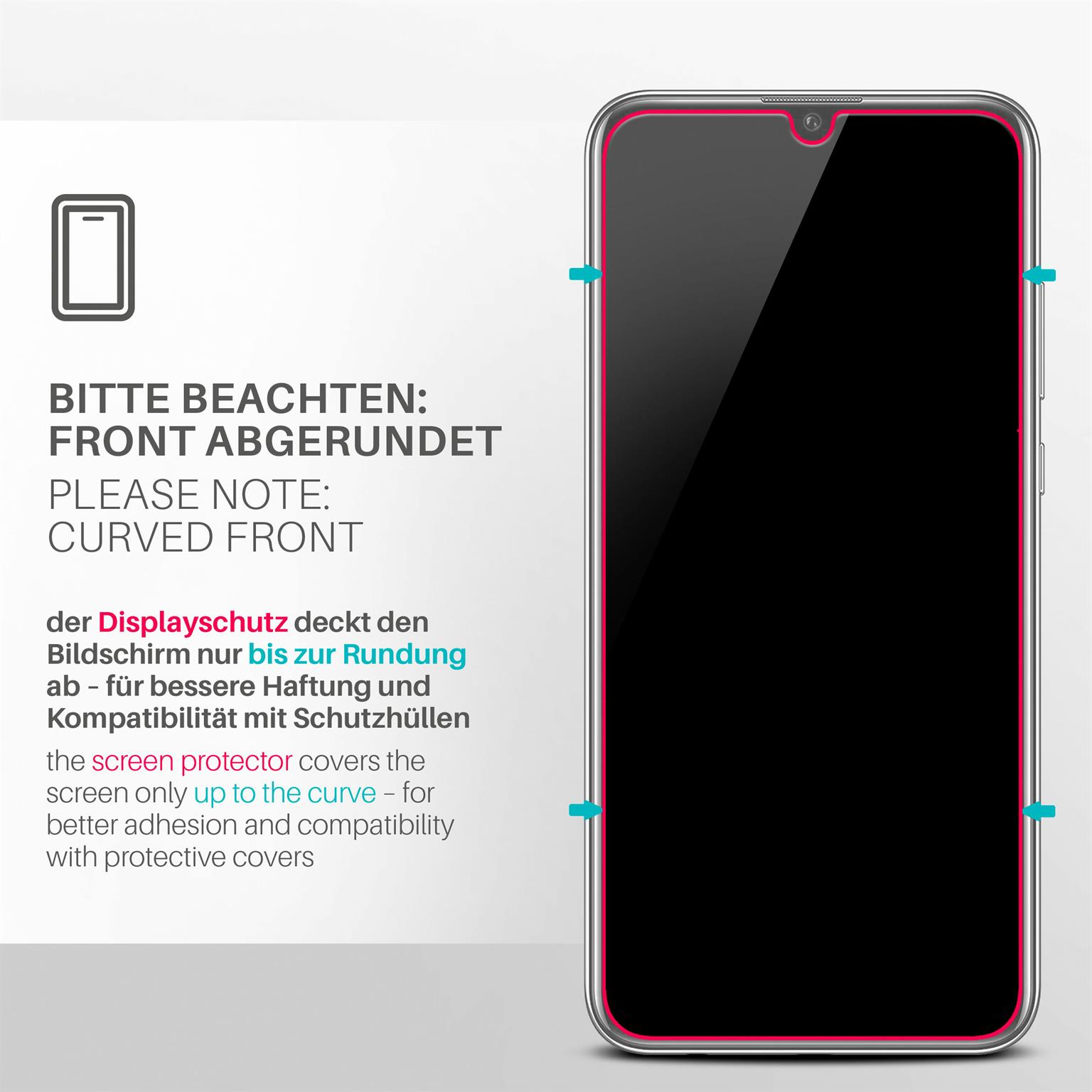 moex ShockProtect Huawei Honor 10 Lite Panzerglas Klar – Weiteres Produktbild 3 moex ShockProtect Huawei Honor 10 Lite Panzerglas Klar – Weiteres Produktbild 3