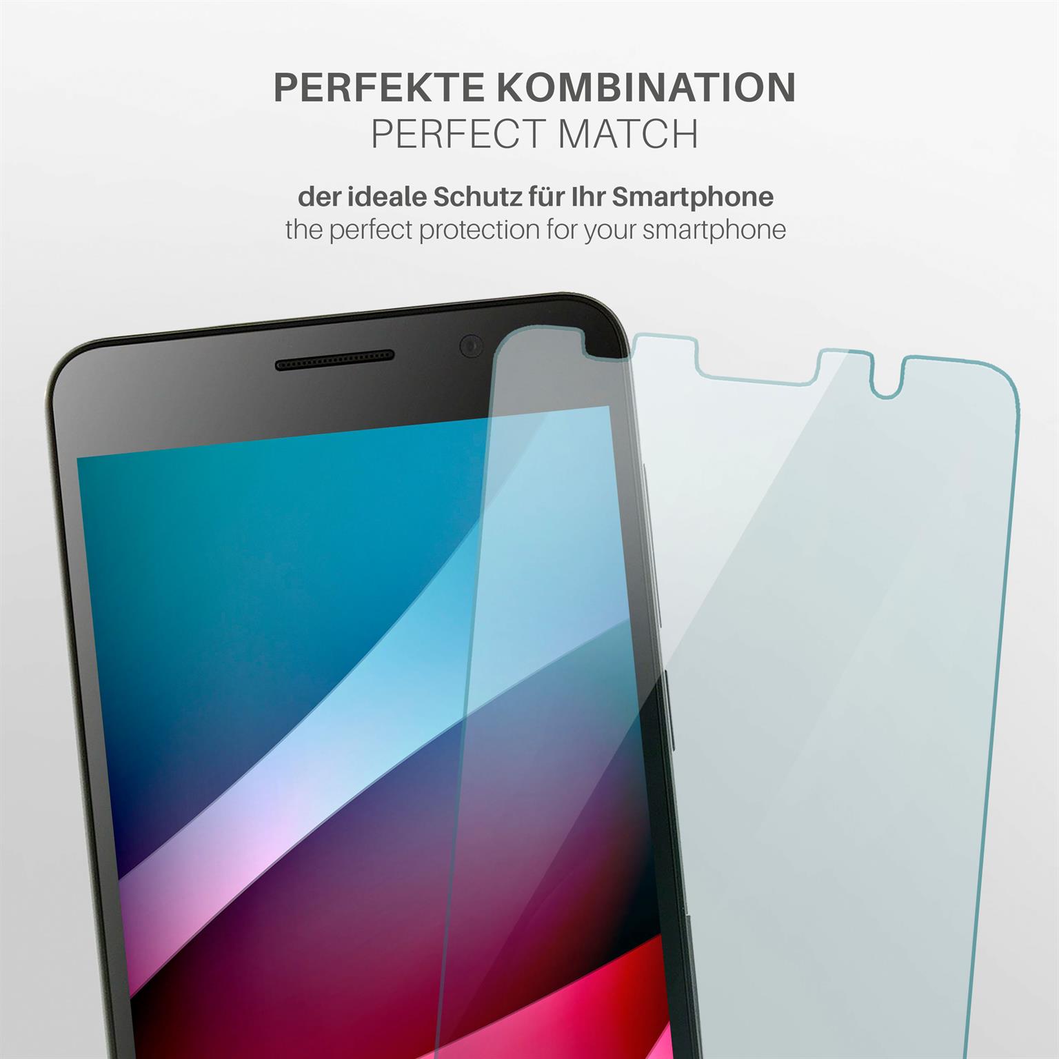 moex ShockProtect Huawei Honor 6 Panzerglas Klar – Weiteres Produktbild 3