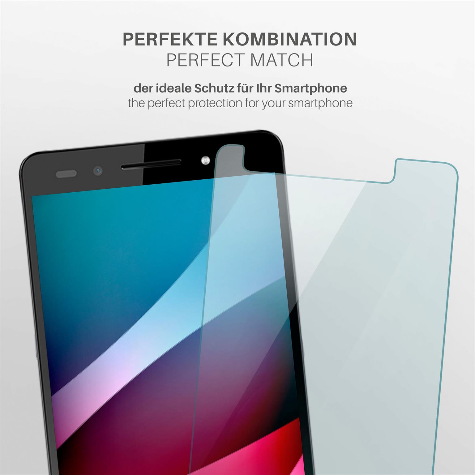 moex ShockProtect Huawei Honor 7 Panzerglas Klar – Weiteres Produktbild 3