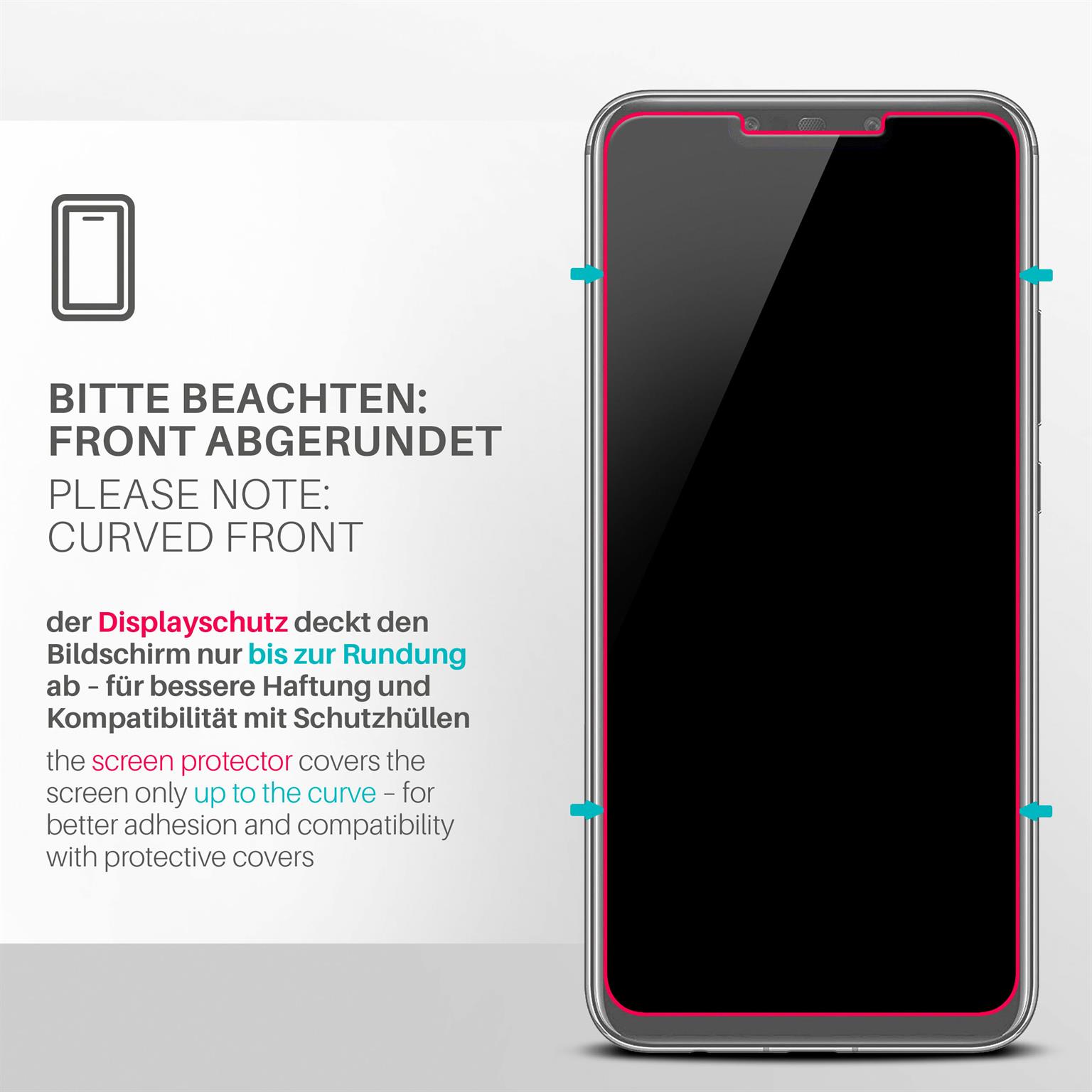 moex ShockProtect Huawei Mate 20 Lite Panzerglas Klar – Weiteres Produktbild 3