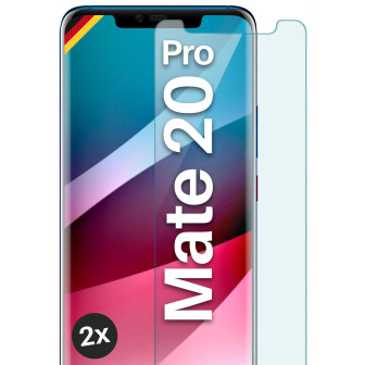 moex ShockProtect Huawei Mate 20 Pro Panzerglas Klar – 2er Set