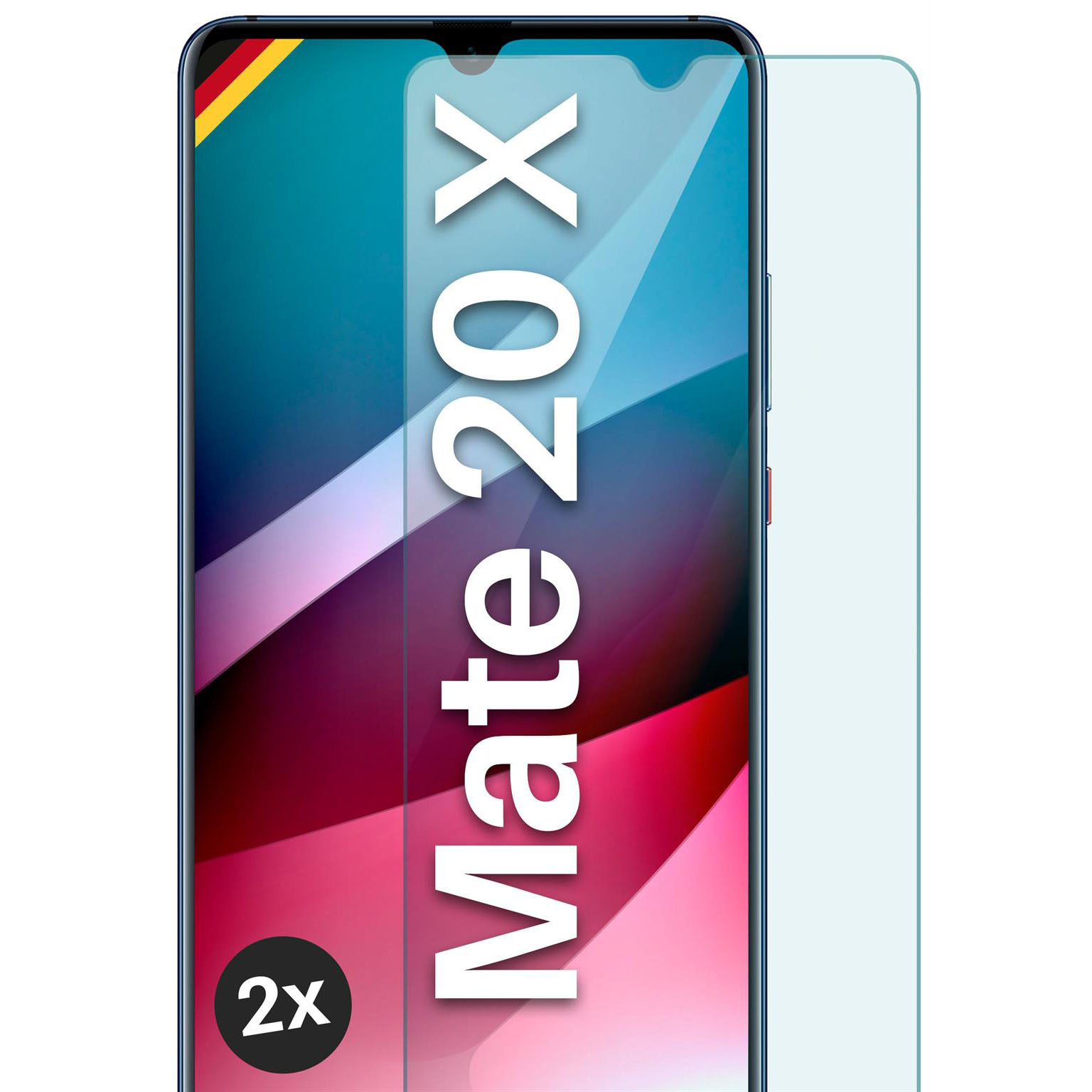 moex ShockProtect Huawei Mate 20 X Panzerglas Klar – Weiteres Produktbild 1 moex ShockProtect Huawei Mate 20 X Panzerglas Klar – Weiteres Produktbild 1