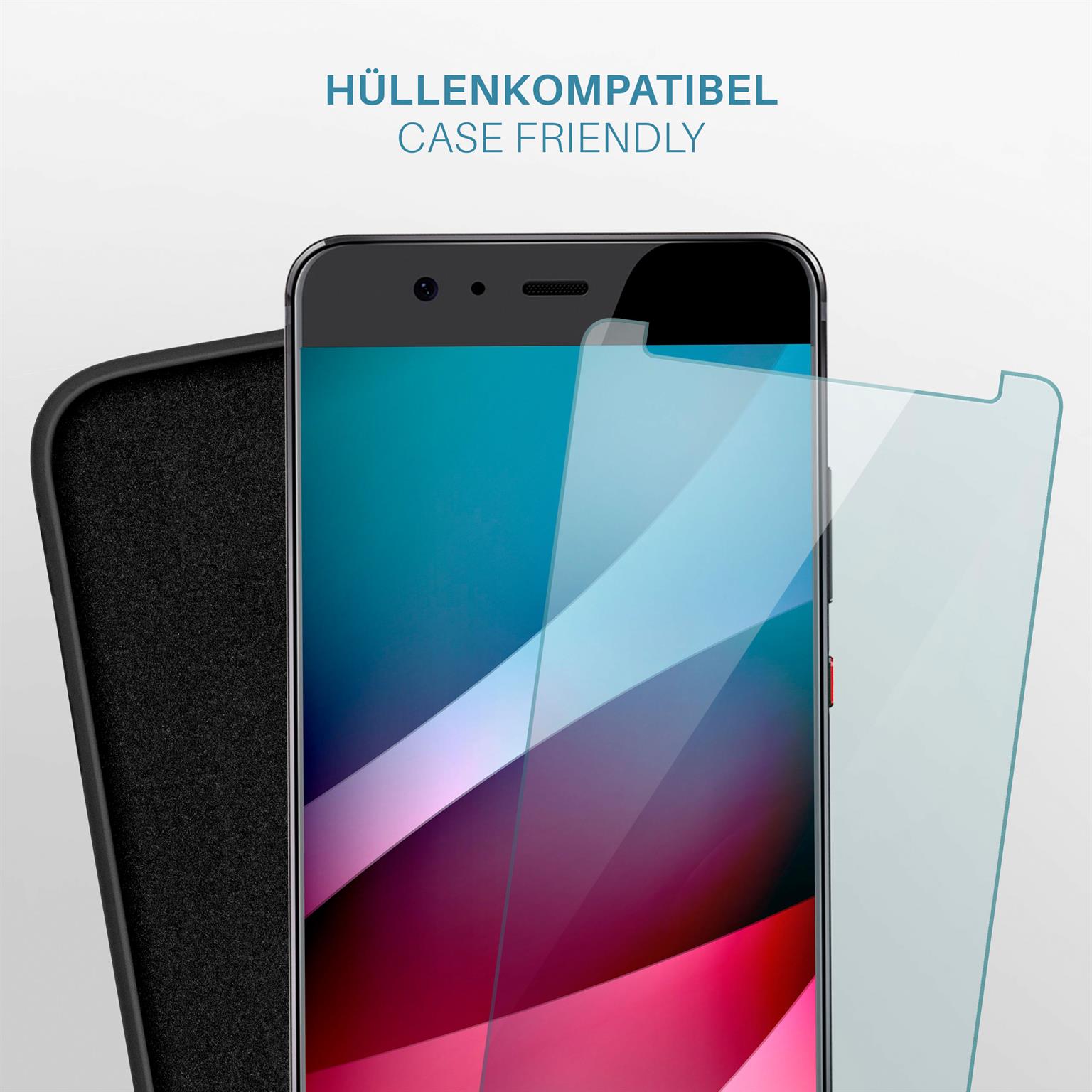 moex ShockProtect Huawei P10 Plus Panzerglas Klar – Weiteres Produktbild 6