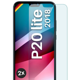 moex ShockProtect Huawei P20 Lite Panzerglas Klar – 2er Set