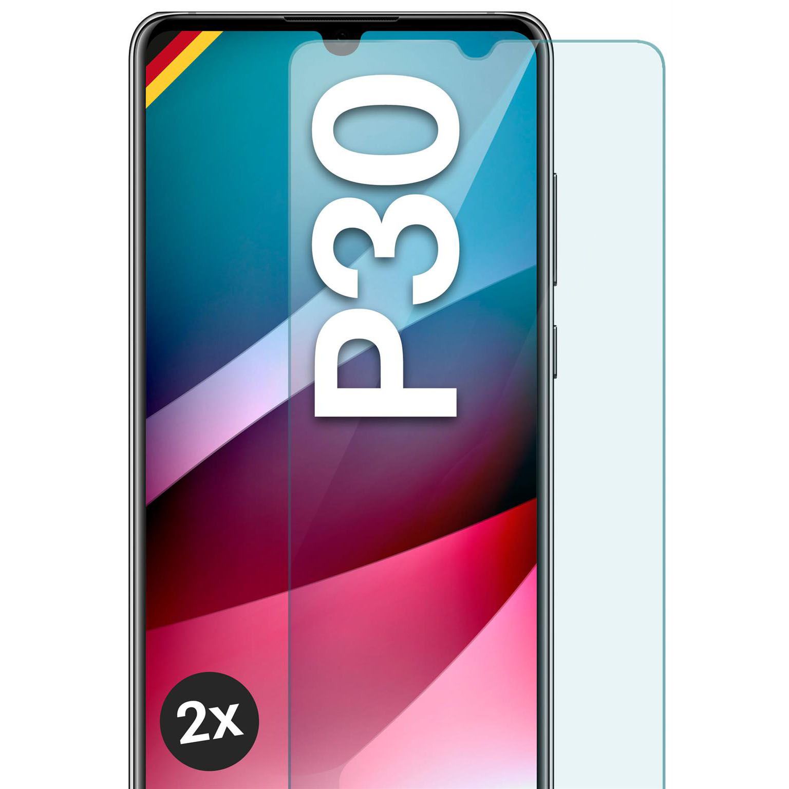 moex ShockProtect Huawei P30 Panzerglas Klar – 2er Set moex ShockProtect Huawei P30 Panzerglas Klar – 2er Set