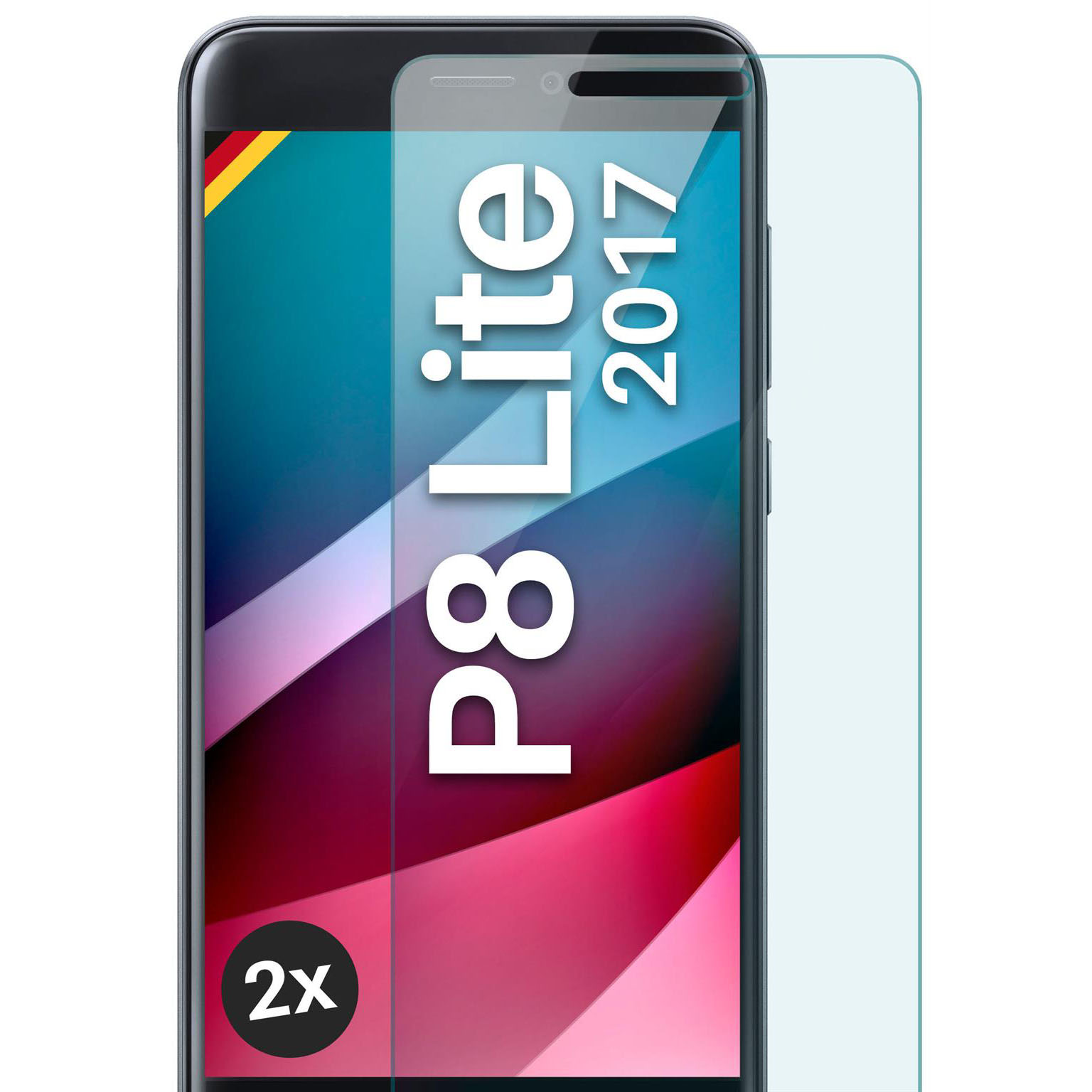 moex ShockProtect Huawei P8 Lite 2017 Panzerglas Klar – undefined