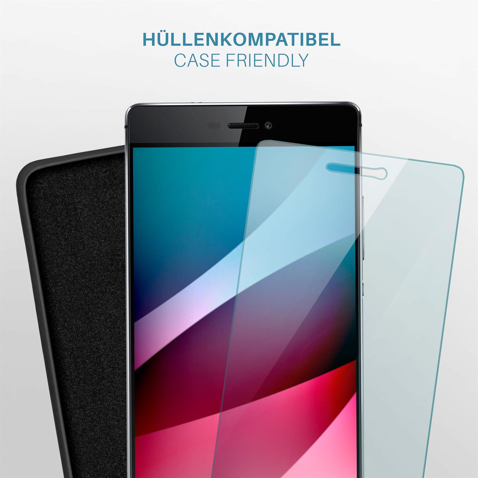 moex ShockProtect Huawei P8 Panzerglas Klar – Weiteres Produktbild 6