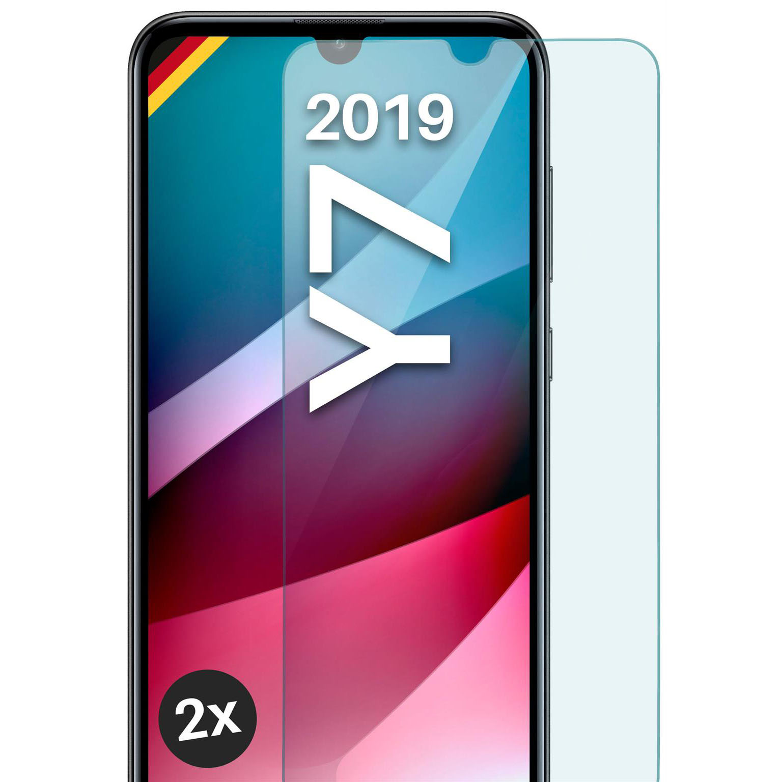 moex ShockProtect Huawei Y7 (2019) Panzerglas Klar – undefined