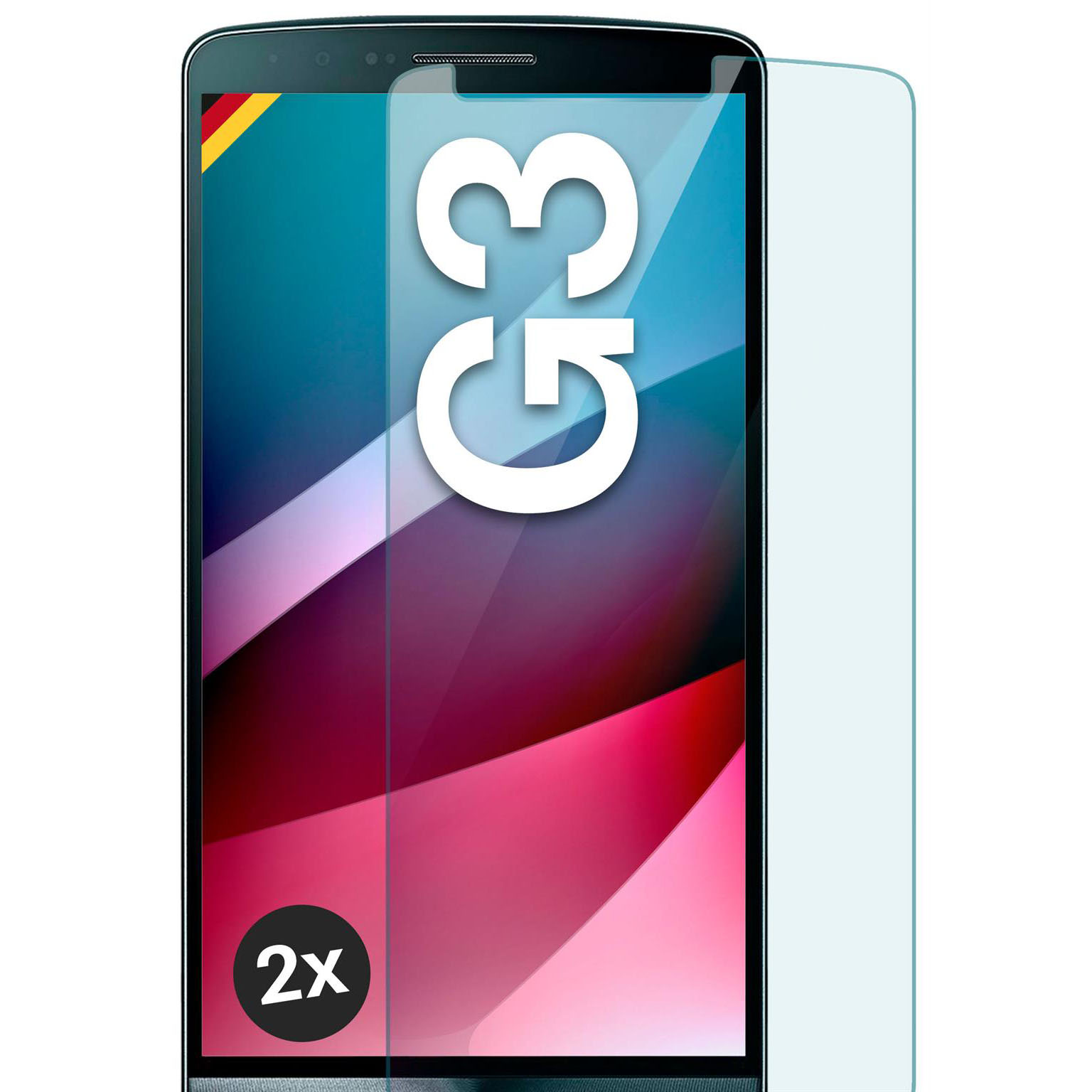 moex ShockProtect LG G3 Panzerglas Klar – Weiteres Produktbild 1 moex ShockProtect LG G3 Panzerglas Klar – Weiteres Produktbild 1
