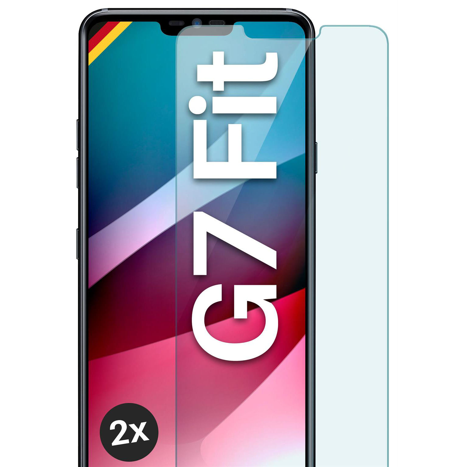 moex ShockProtect LG G7 Fit Panzerglas Klar – undefined