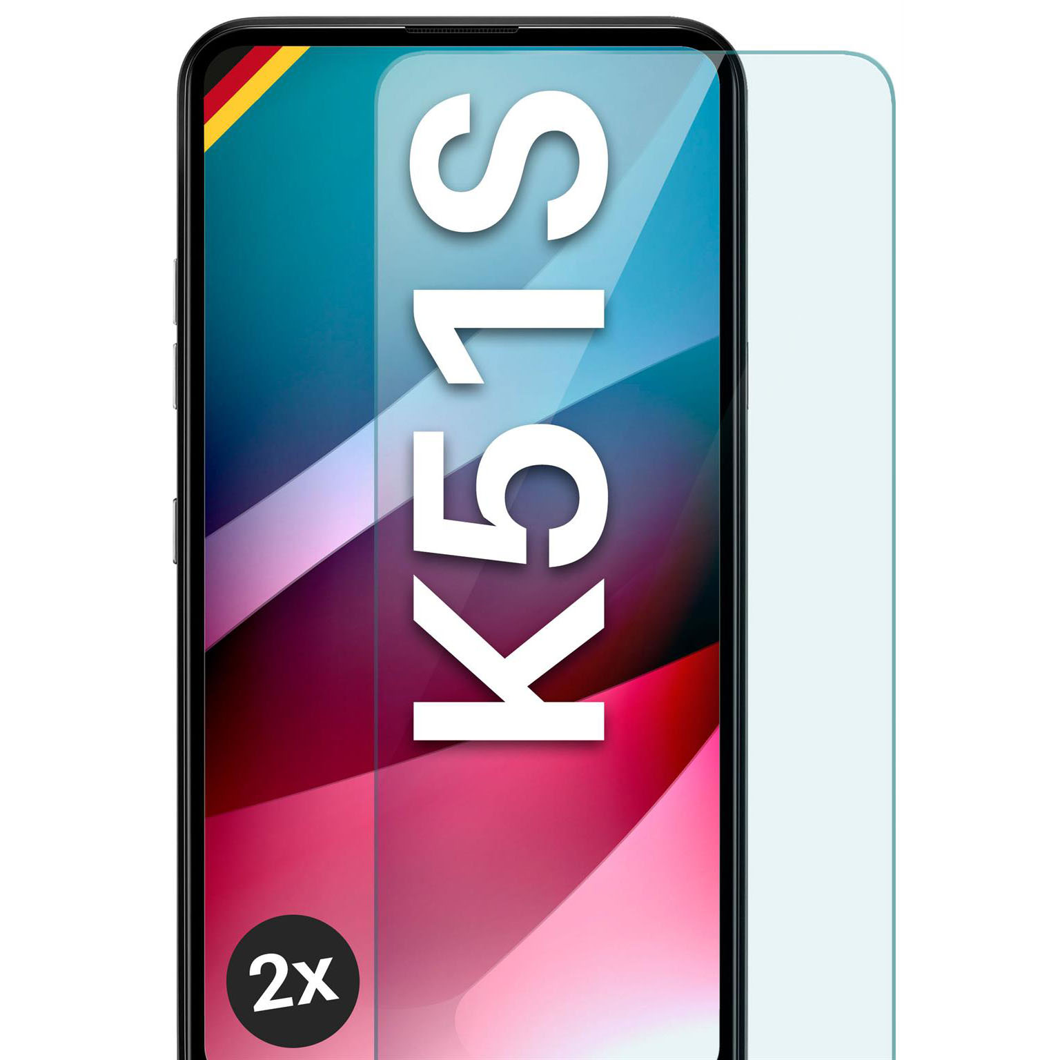 moex ShockProtect LG K51S Panzerglas Klar – undefined