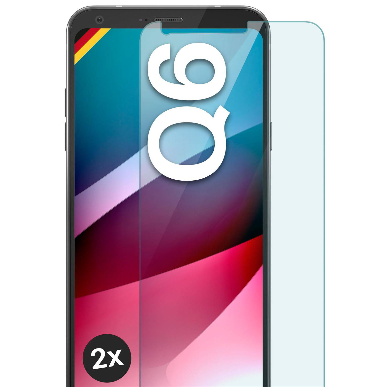 moex ShockProtect LG Q6 Panzerglas Klar – Weiteres Produktbild 1 moex ShockProtect LG Q6 Panzerglas Klar – Weiteres Produktbild 1