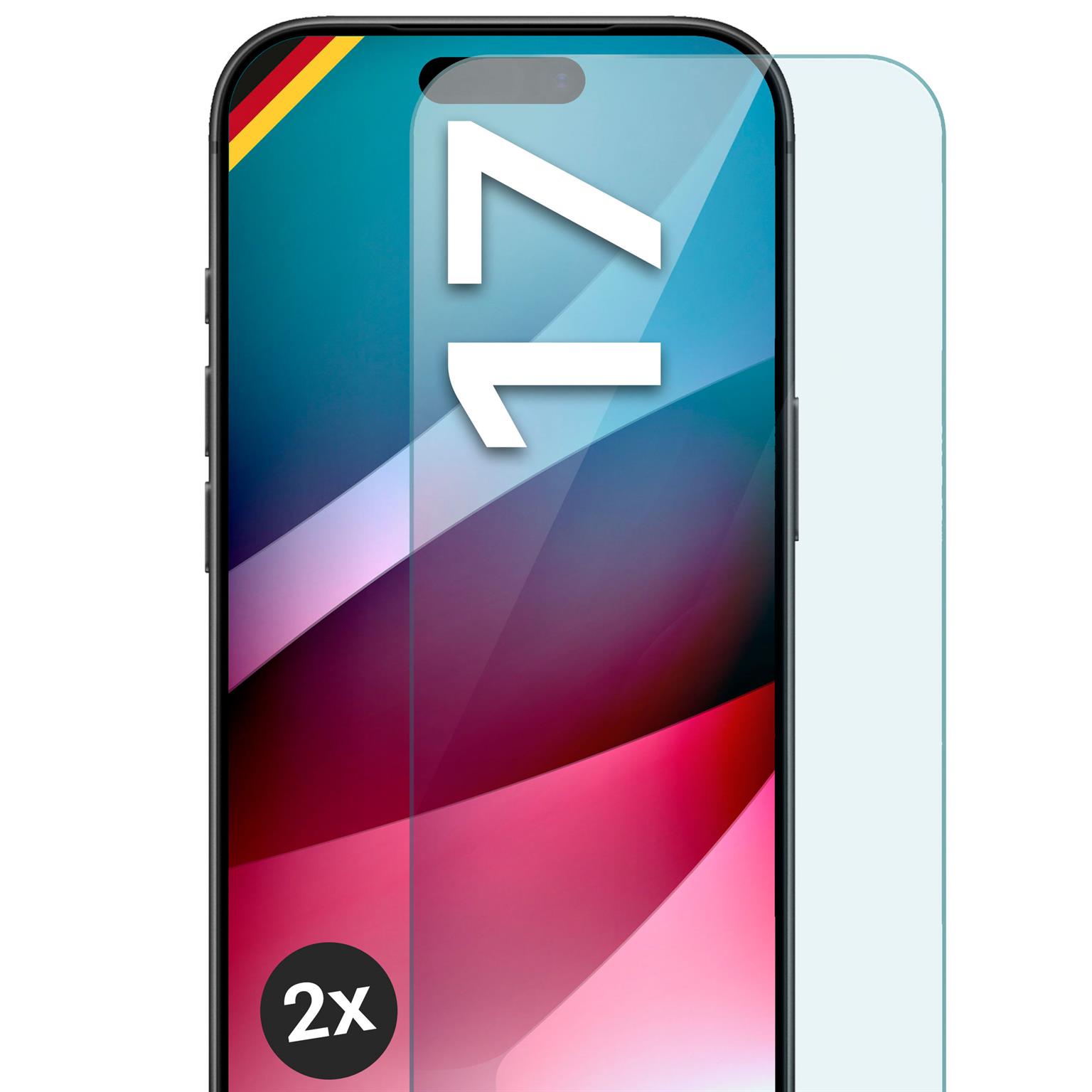 moex ShockProtect iPhone 17 Panzerglas Klar – undefined