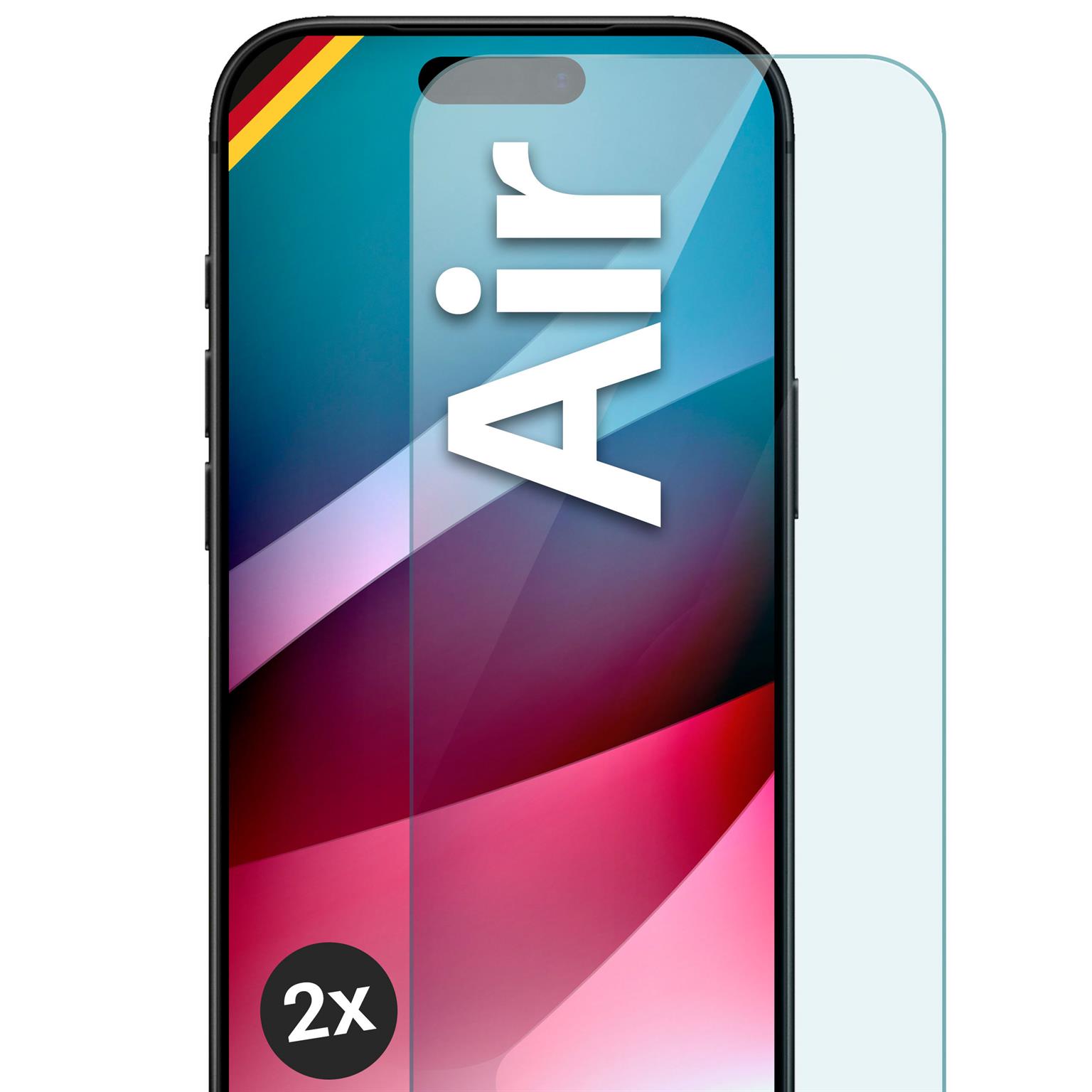 moex ShockProtect iPhone Air Panzerglas Klar – undefined