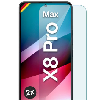 moex moex ShockProtect Poco X8 Pro Max Panzerglas Klar – 2er Set