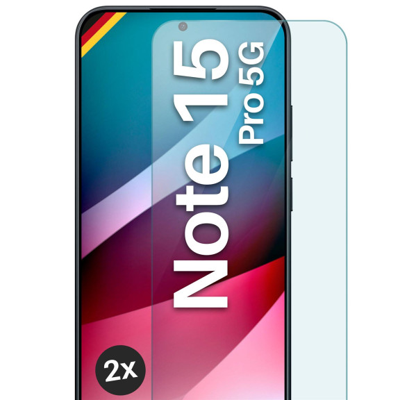 moex ShockProtect Redmi Note 15 Pro 5G Panzerglas Klar – Weiteres Produktbild 1