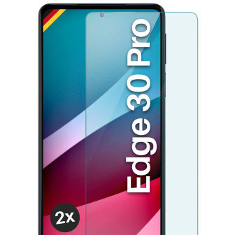 moex ShockProtect Motorola Edge 30 Pro Panzerglas Klar – 2er Set