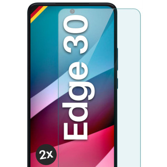moex ShockProtect Motorola Edge 30 Panzerglas Klar – 2er Set