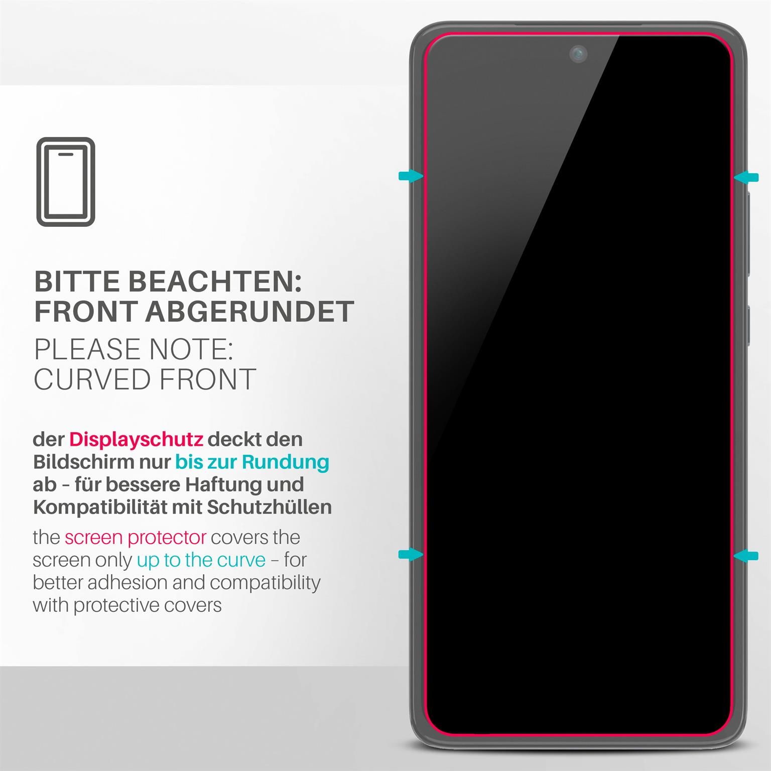 moex ShockProtect Motorola Edge 30 Panzerglas Klar – Weiteres Produktbild 3