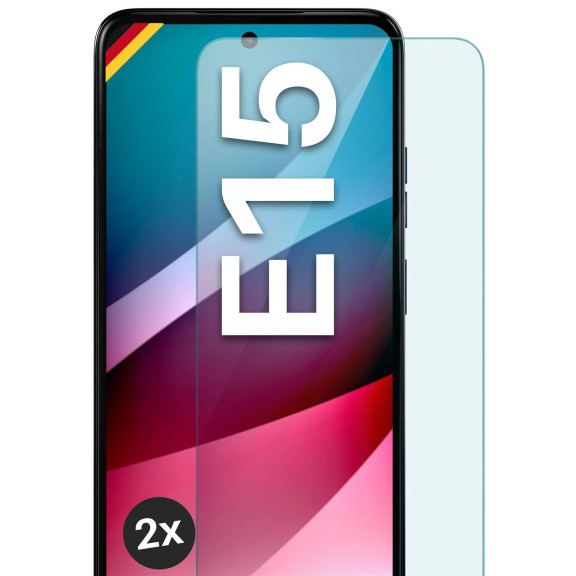 moex ShockProtect Motorola Moto E15 Panzerglas Klar – Weiteres Produktbild 1