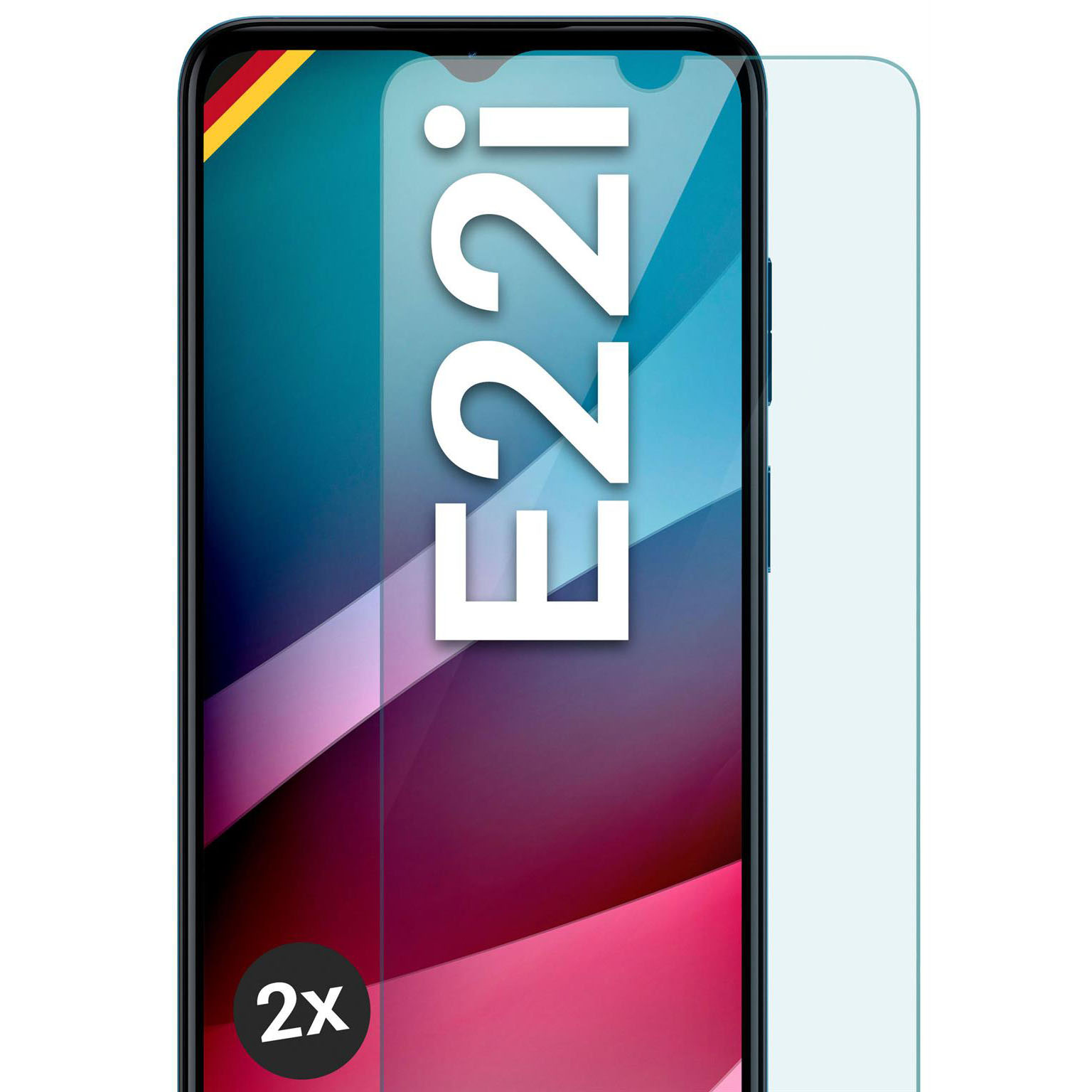 moex ShockProtect Motorola Moto E22i Panzerglas Klar – undefined