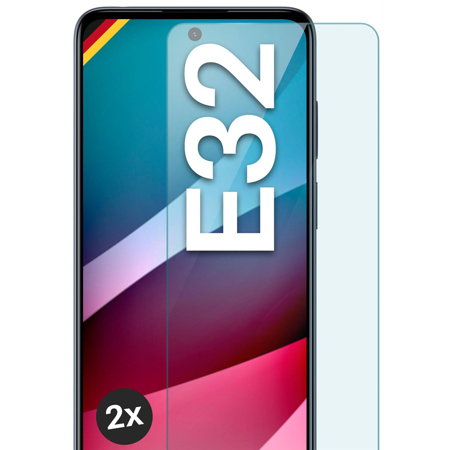 moex ShockProtect Motorola Moto E32 Panzerglas Klar – Weiteres Produktbild 1 moex ShockProtect Motorola Moto E32 Panzerglas Klar – Weiteres Produktbild 1