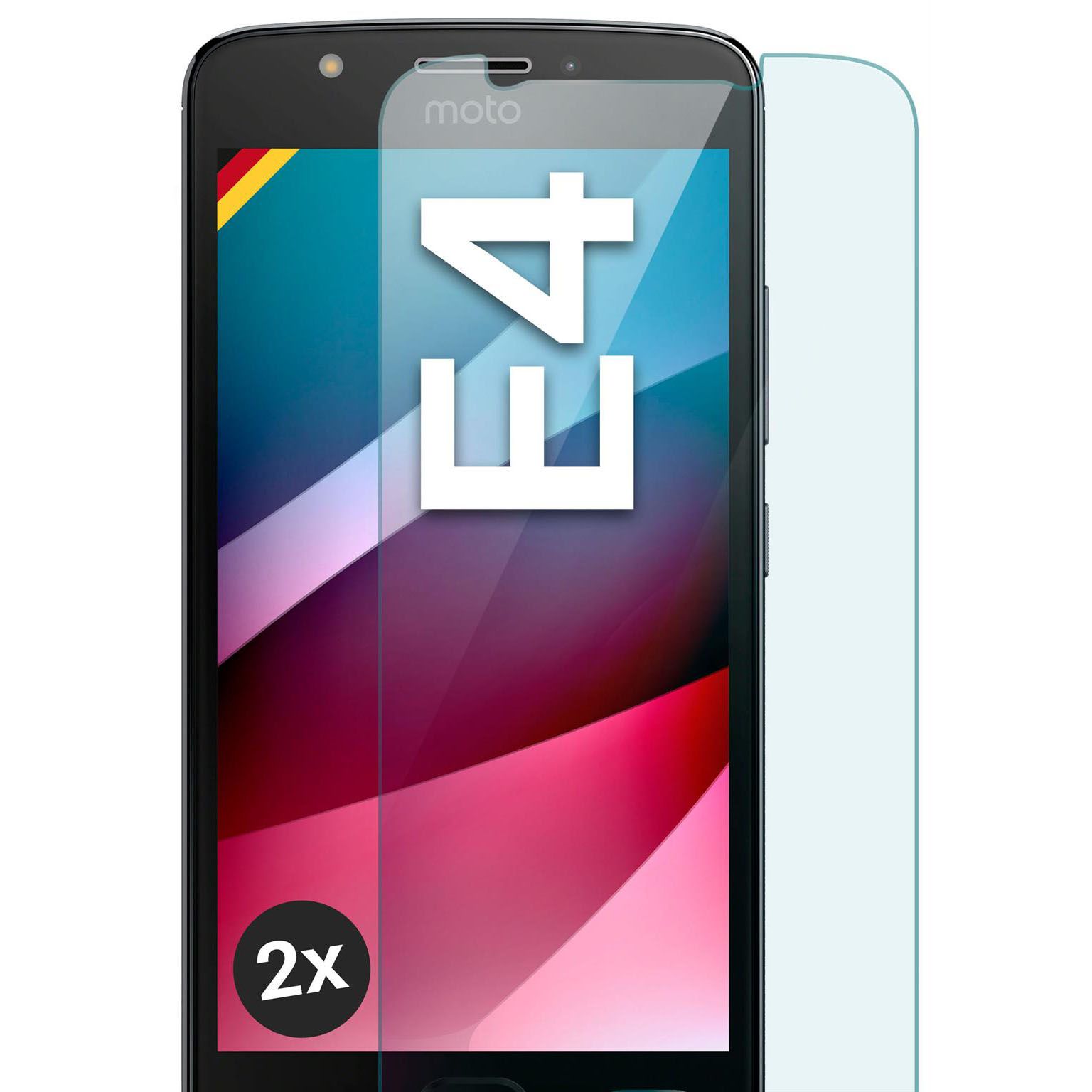 moex ShockProtect Motorola Moto E4 Panzerglas Klar – Weiteres Produktbild 1 moex ShockProtect Motorola Moto E4 Panzerglas Klar – Weiteres Produktbild 1