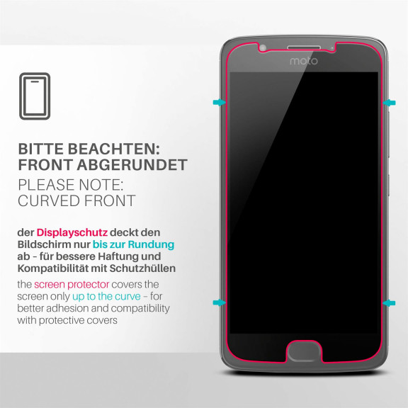 moex ShockProtect Motorola Moto E4 Panzerglas Klar – Weiteres Produktbild 3 moex ShockProtect Motorola Moto E4 Panzerglas Klar – Weiteres Produktbild 3