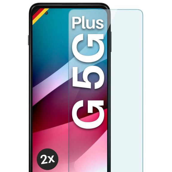moex ShockProtect Motorola Moto G 5G Plus Panzerglas Klar – Weiteres Produktbild 1