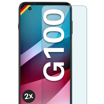moex ShockProtect Motorola Moto G100 Panzerglas Klar – 2er Set