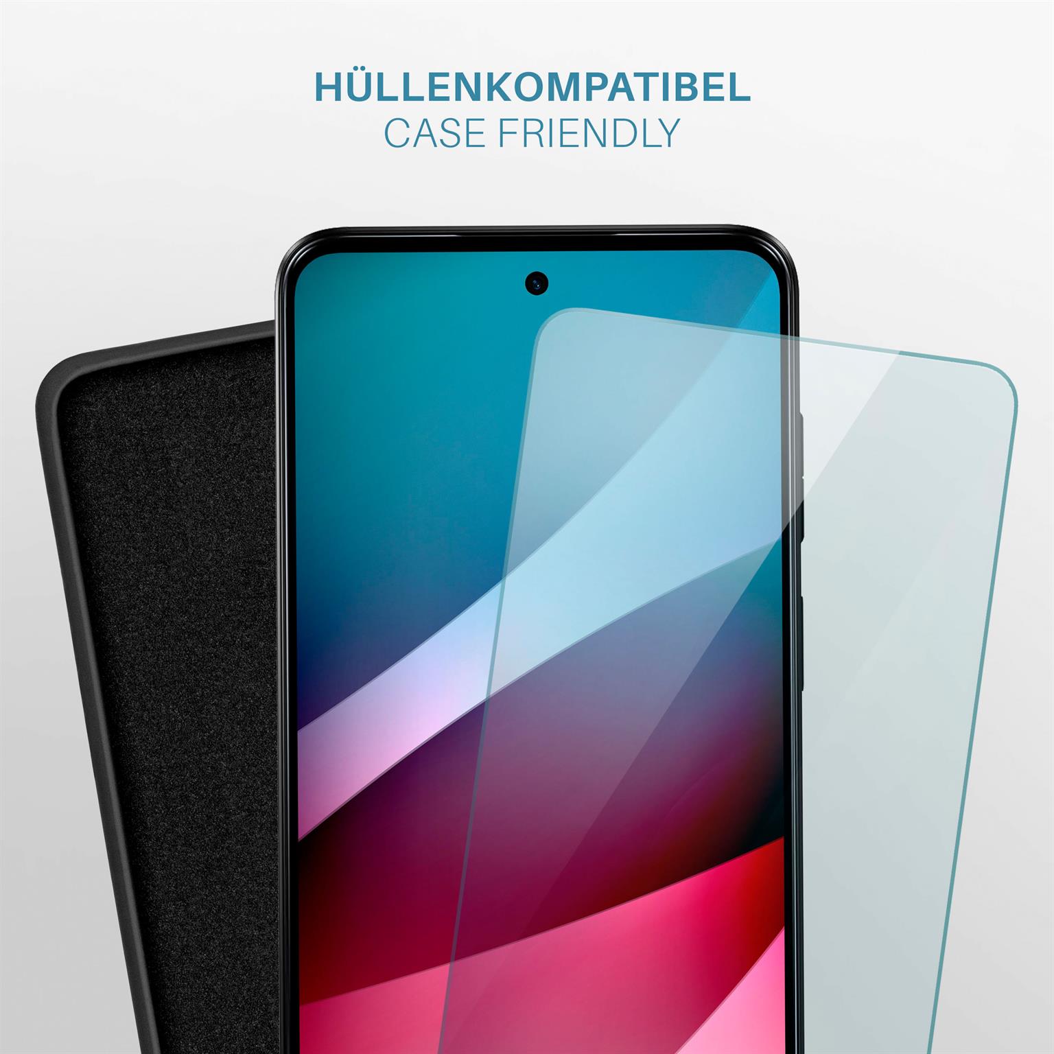 moex ShockProtect Motorola Moto G13 Panzerglas Klar – Weiteres Produktbild 6