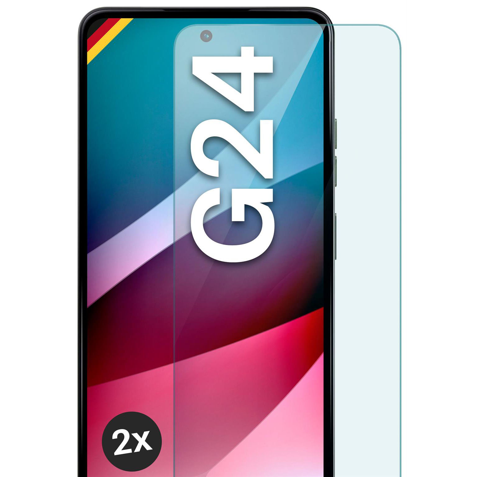 moex ShockProtect Motorola Moto G24 Panzerglas Klar – Weiteres Produktbild 1 moex ShockProtect Motorola Moto G24 Panzerglas Klar – Weiteres Produktbild 1