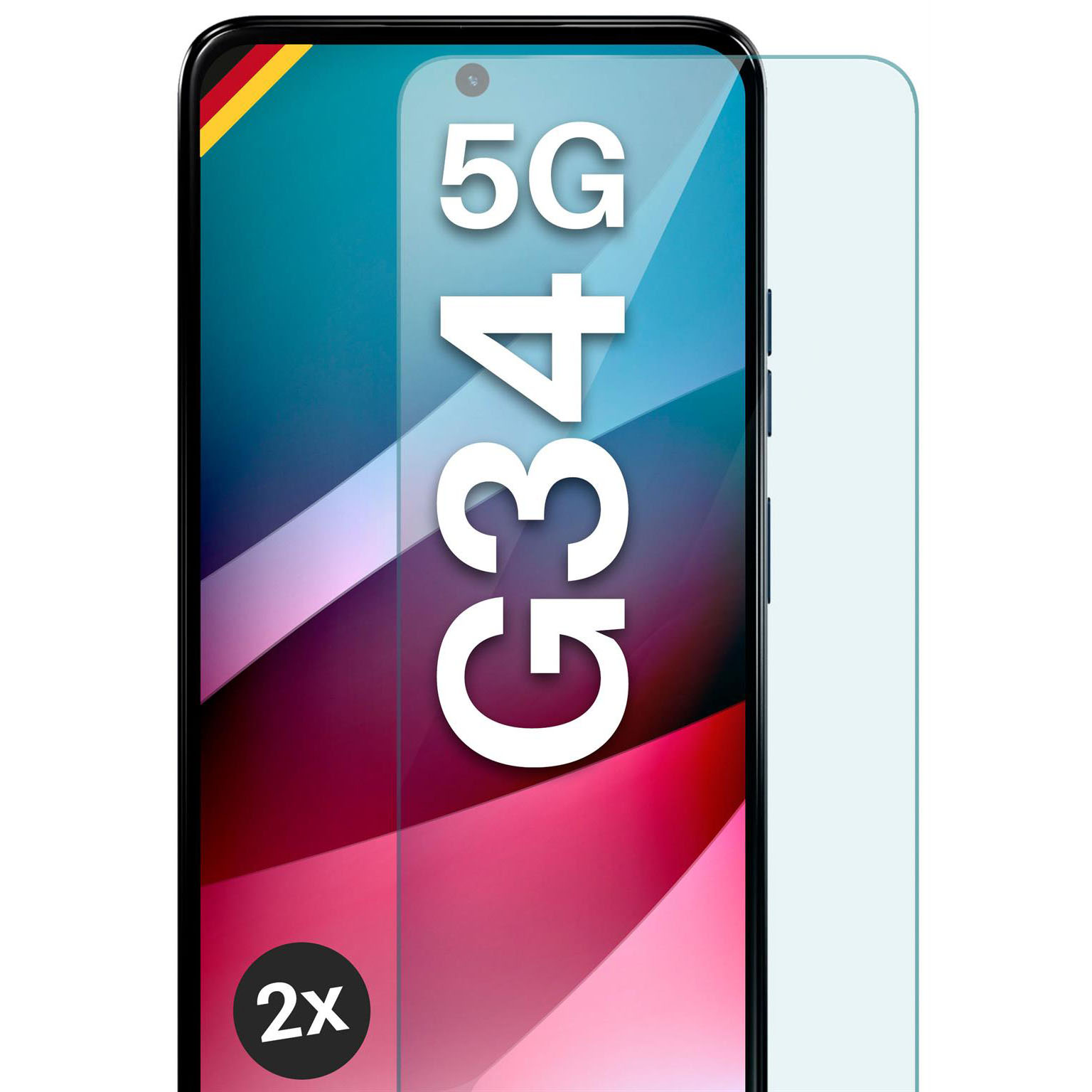 moex ShockProtect Motorola Moto G34 5G Panzerglas Klar – Weiteres Produktbild 1 moex ShockProtect Motorola Moto G34 5G Panzerglas Klar – Weiteres Produktbild 1