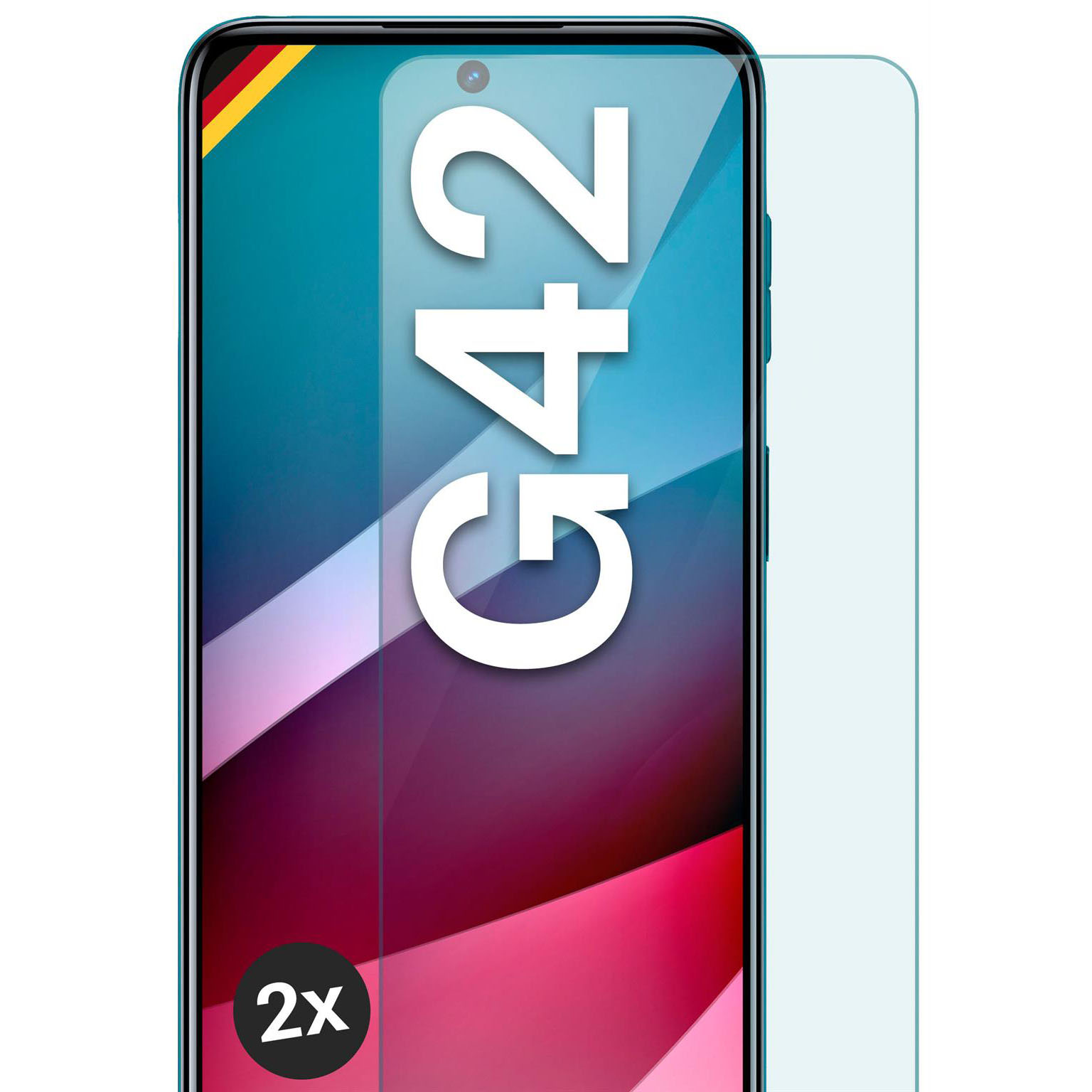 moex ShockProtect Motorola Moto G42 Panzerglas Klar – Weiteres Produktbild 1 moex ShockProtect Motorola Moto G42 Panzerglas Klar – Weiteres Produktbild 1