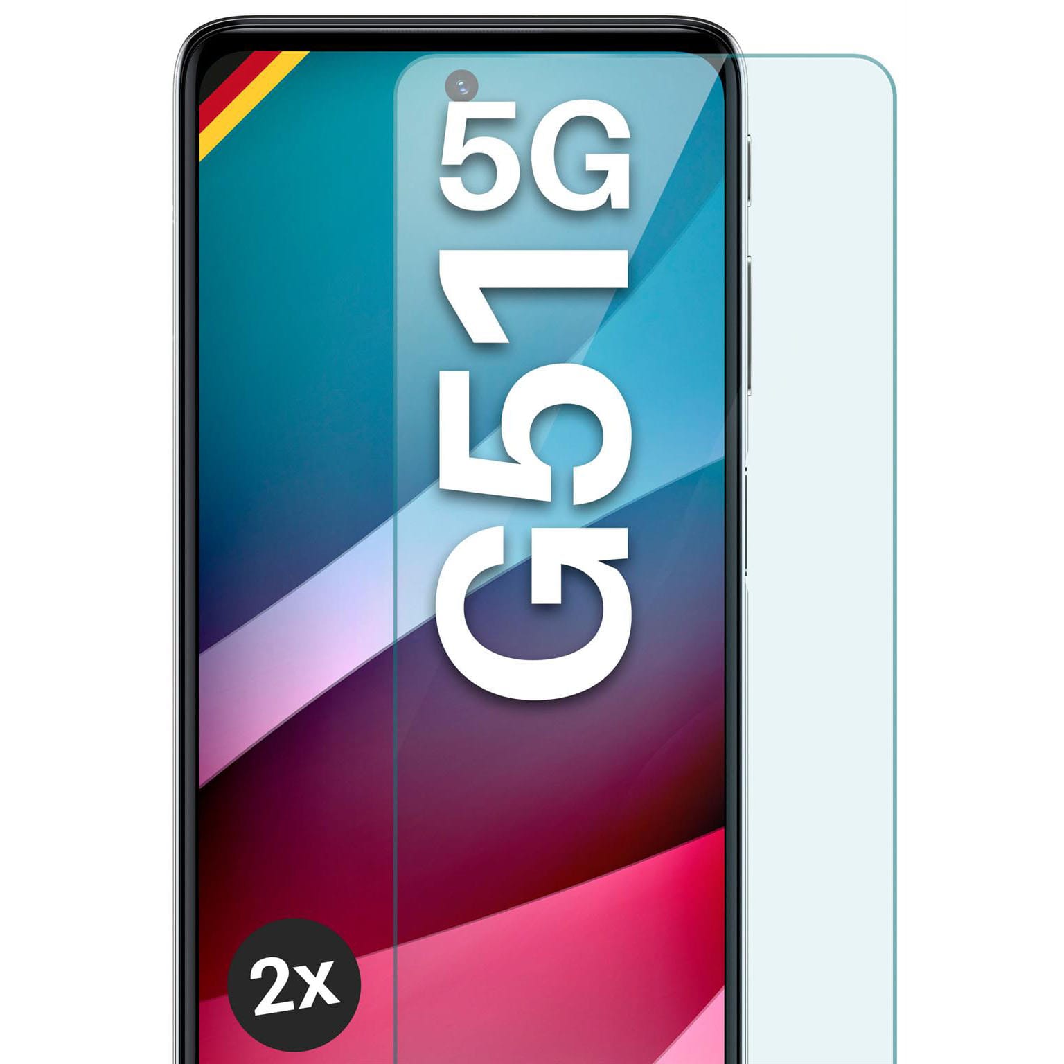 moex ShockProtect Motorola Moto G51 5G Panzerglas Klar – Weiteres Produktbild 1 moex ShockProtect Motorola Moto G51 5G Panzerglas Klar – Weiteres Produktbild 1