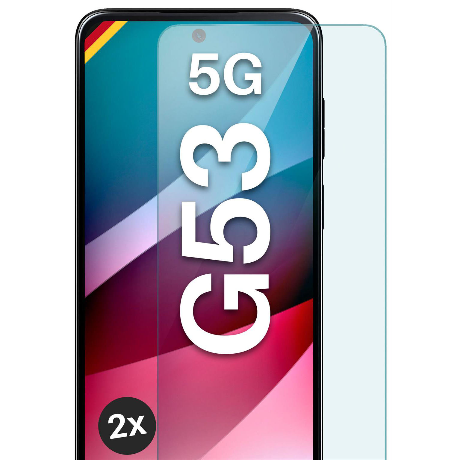 moex ShockProtect Motorola Moto G53 5G Panzerglas Klar – Weiteres Produktbild 1 moex ShockProtect Motorola Moto G53 5G Panzerglas Klar – Weiteres Produktbild 1