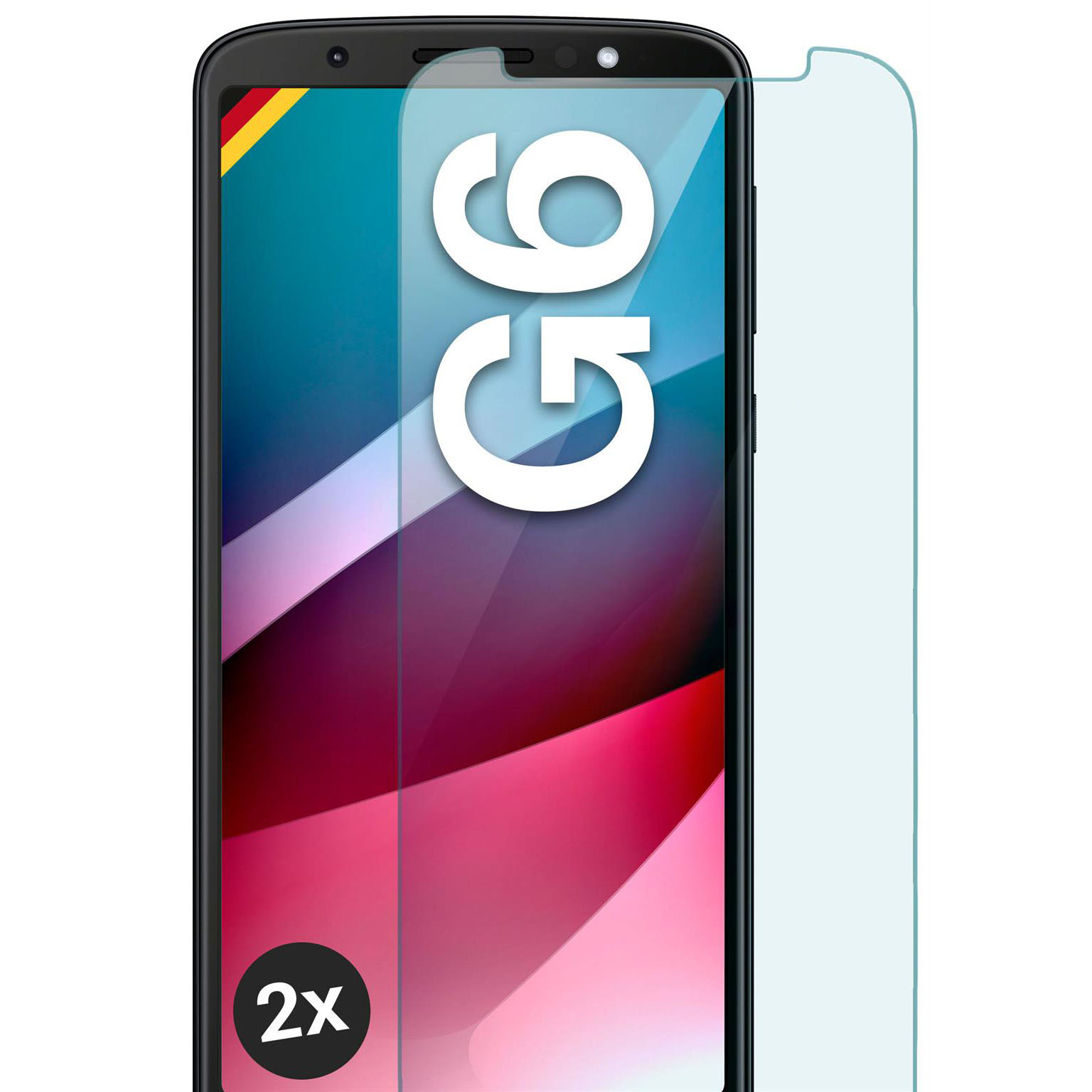 moex ShockProtect Motorola Moto G6 Panzerglas Klar – undefined