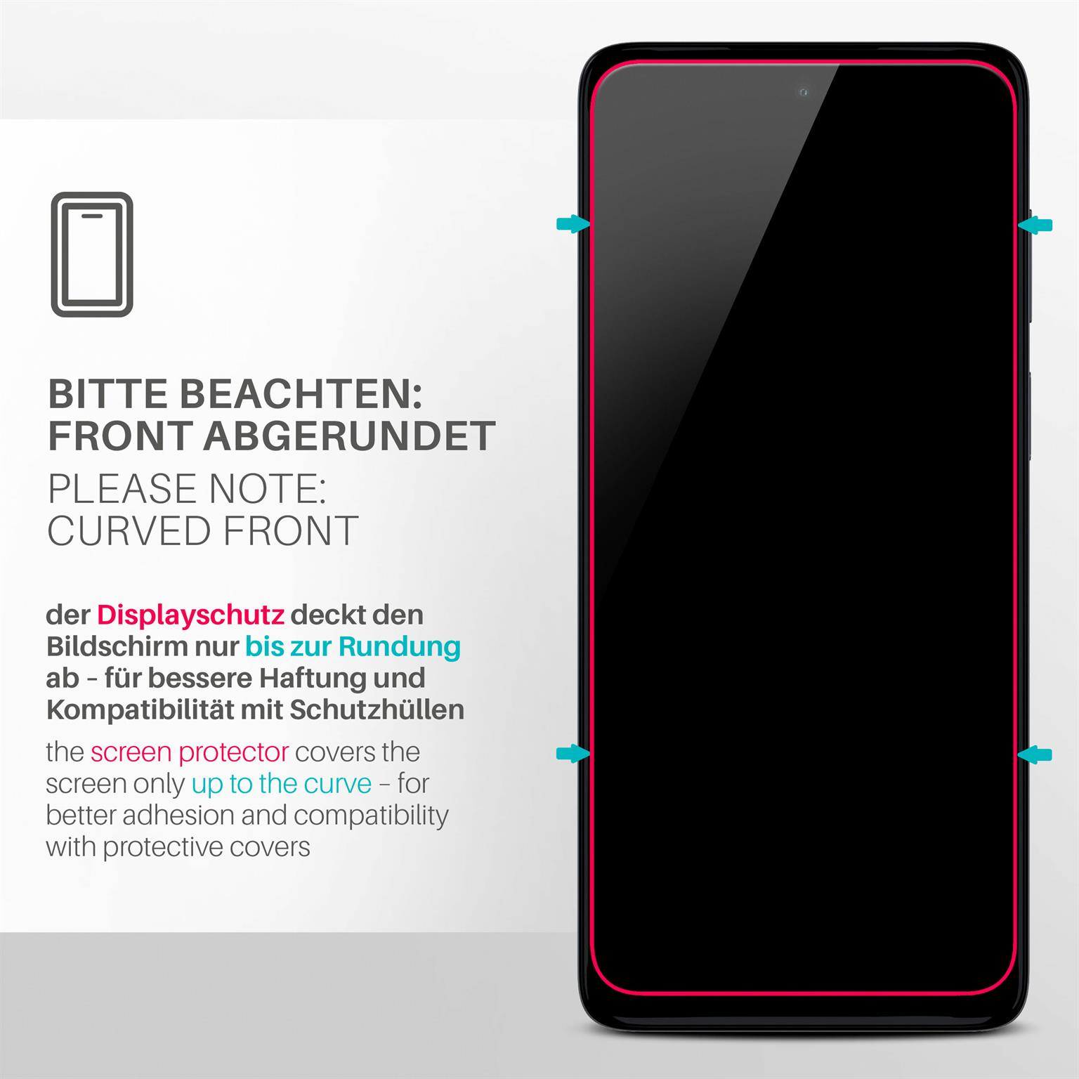 moex ShockProtect Motorola Moto G62 5G Panzerglas Klar – Weiteres Produktbild 3 moex ShockProtect Motorola Moto G62 5G Panzerglas Klar – Weiteres Produktbild 3