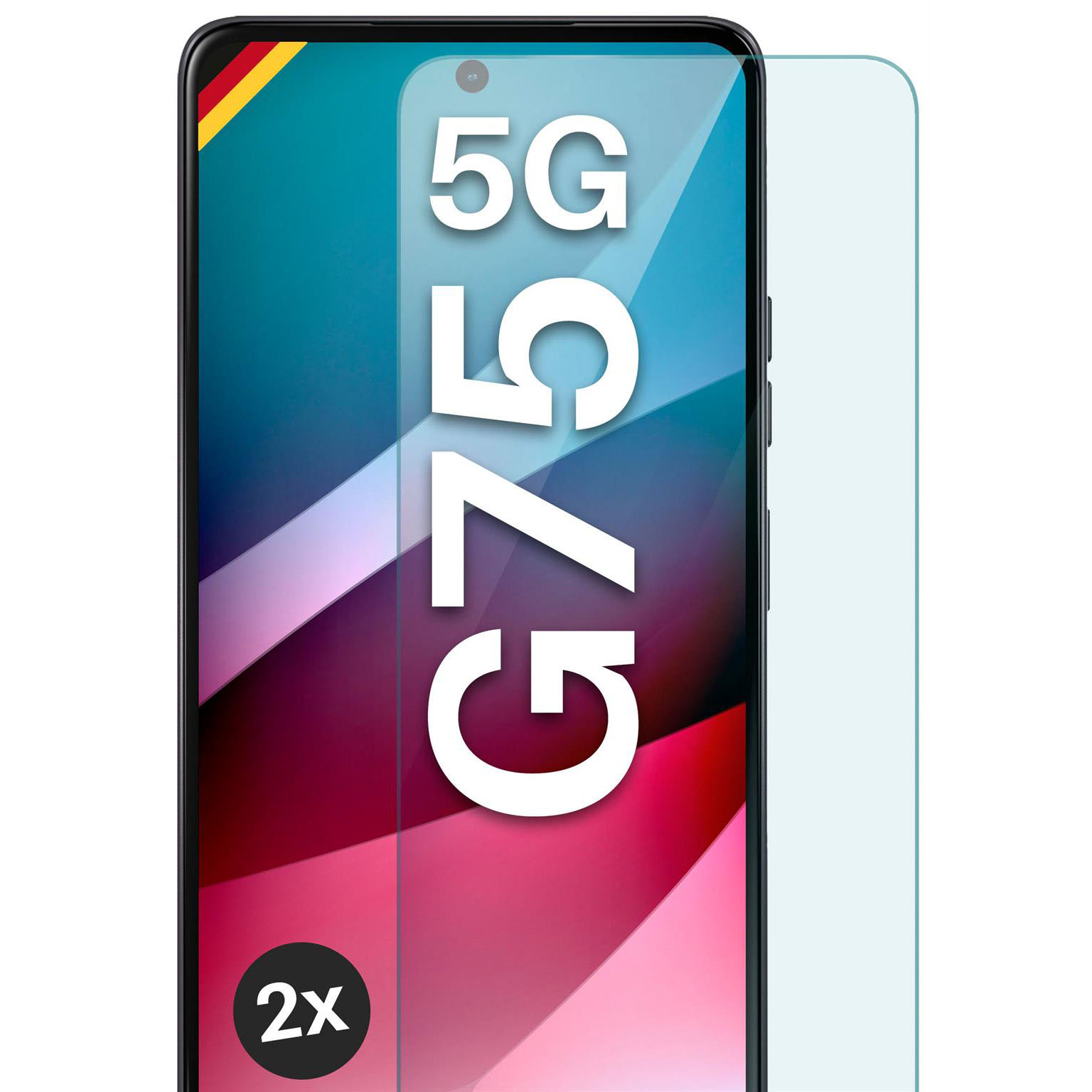 moex ShockProtect Motorola Moto G75 5G Panzerglas Klar – undefined