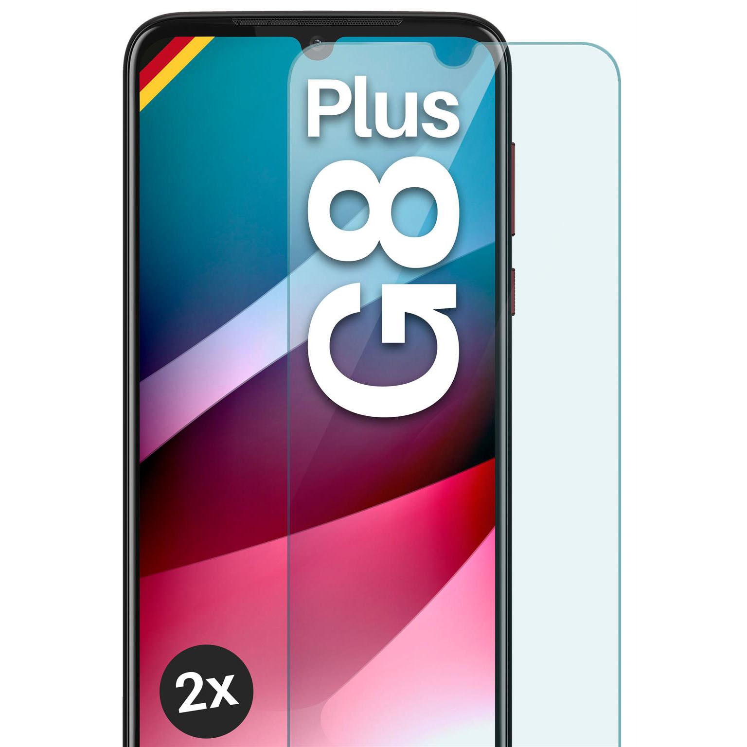 moex ShockProtect Motorola Moto G8 Plus Panzerglas Klar – undefined