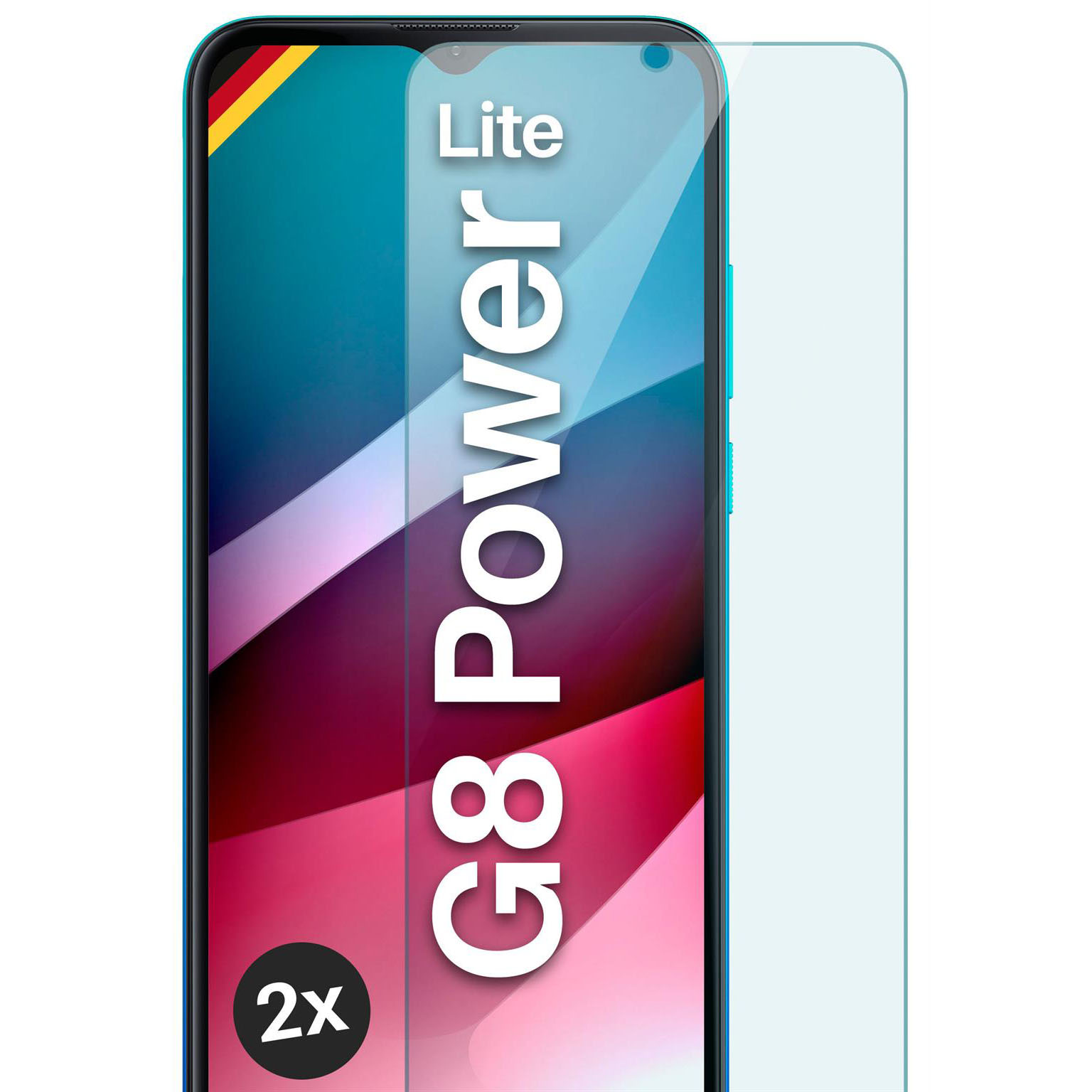 moex ShockProtect Motorola Moto G8 Power Lite Panzerglas Klar – Weiteres Produktbild 1 moex ShockProtect Motorola Moto G8 Power Lite Panzerglas Klar – Weiteres Produktbild 1