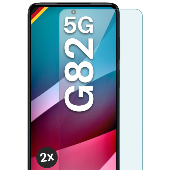 moex ShockProtect Motorola Moto G82 5G Panzerglas Klar – Weiteres Produktbild 1