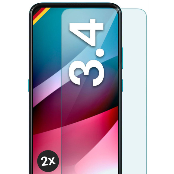 moex ShockProtect Nokia 3.4 Panzerglas Klar – Weiteres Produktbild 1