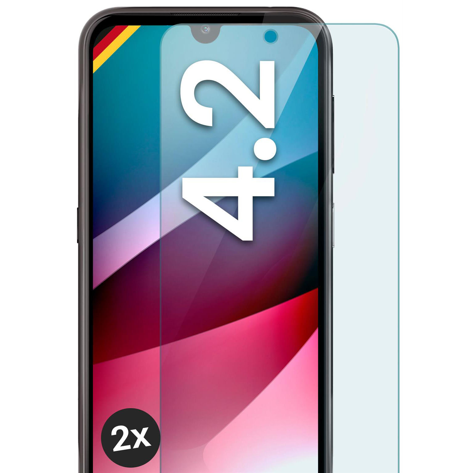 moex ShockProtect Nokia 4.2 Panzerglas Klar – Weiteres Produktbild 1 moex ShockProtect Nokia 4.2 Panzerglas Klar – Weiteres Produktbild 1