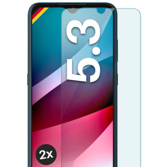 moex moex ShockProtect Nokia 5.3 Panzerglas Klar – 2er Set