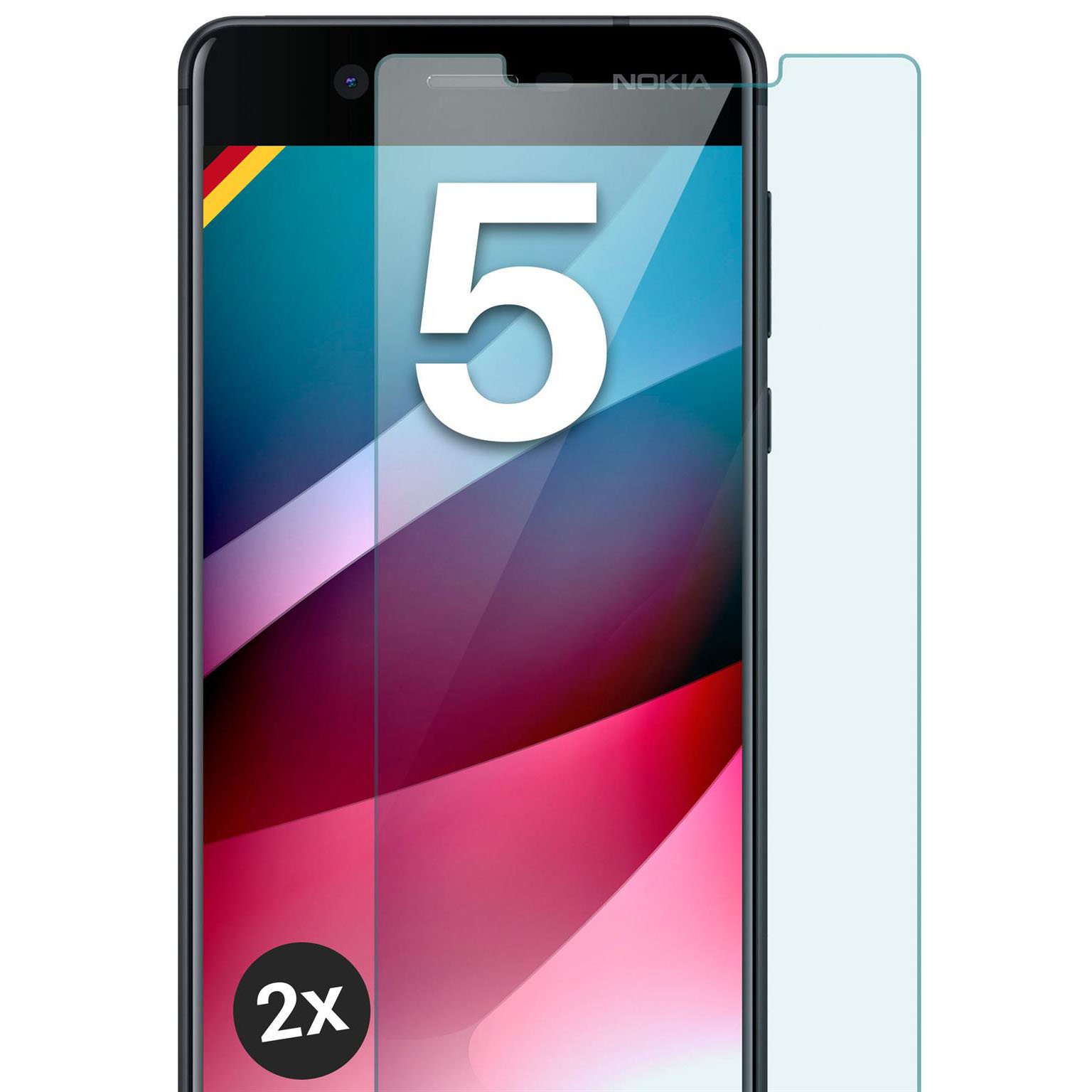 moex ShockProtect Nokia 5 Panzerglas Klar – undefined