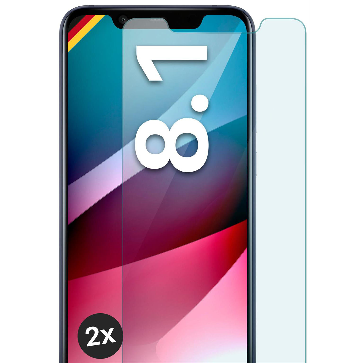 moex ShockProtect Nokia 8.1 Panzerglas Klar – Weiteres Produktbild 1 moex ShockProtect Nokia 8.1 Panzerglas Klar – Weiteres Produktbild 1