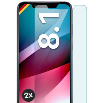 moex ShockProtect Nokia 8.1 Panzerglas Klar – 2er Set