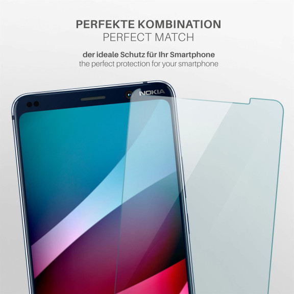 moex ShockProtect Nokia 9 PureView Panzerglas Klar – Weiteres Produktbild 3